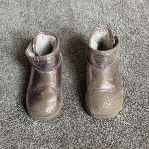 Jumping Beans Kids' Shimmering Bronze Boots